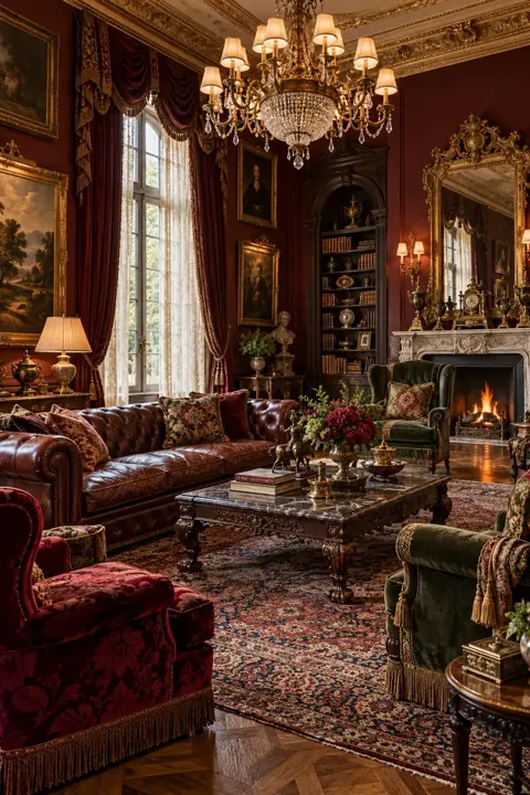 An Opulent living room