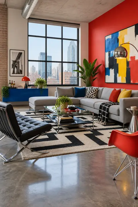 An Urban Chic living room